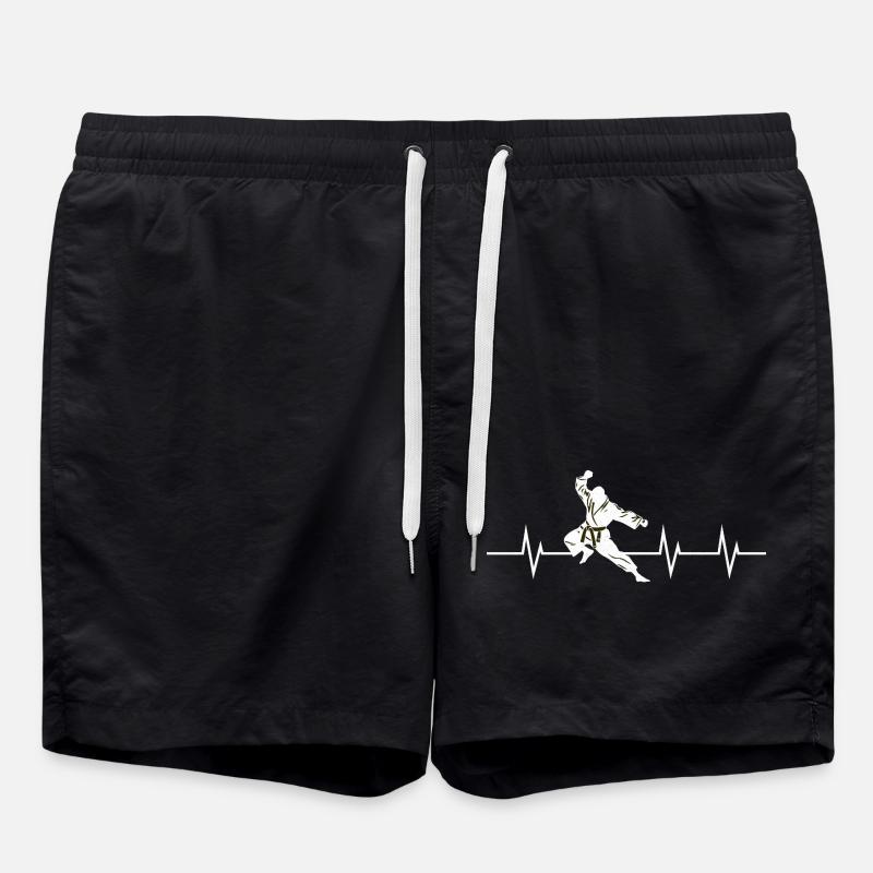Battement de cœur martial - Short de bain - noir