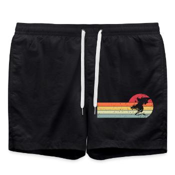 Dragon - Swim Trunks - black - Front - AI Model Male 185 light (185cm)