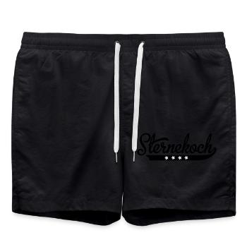2541614 115350371 Sternekoch - Badeshorts - Schwarz - Vorne - AI Model Male 185 light (185cm)