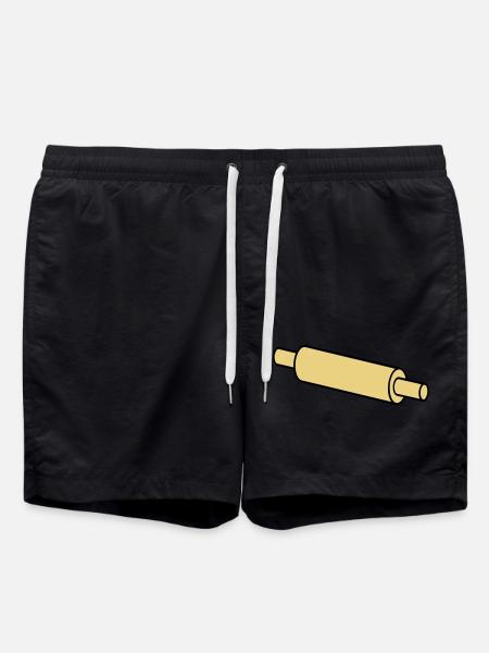rolling pin - Swim Trunks - black