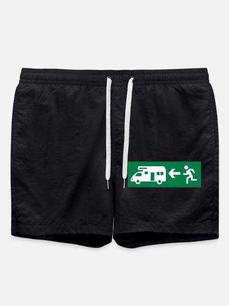 Camping-car - Short de bain - noir
