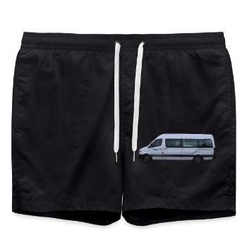 Camping-car AUS et NZ - Short de bain - noir - Devant - AI Model Male 185 light (185cm)