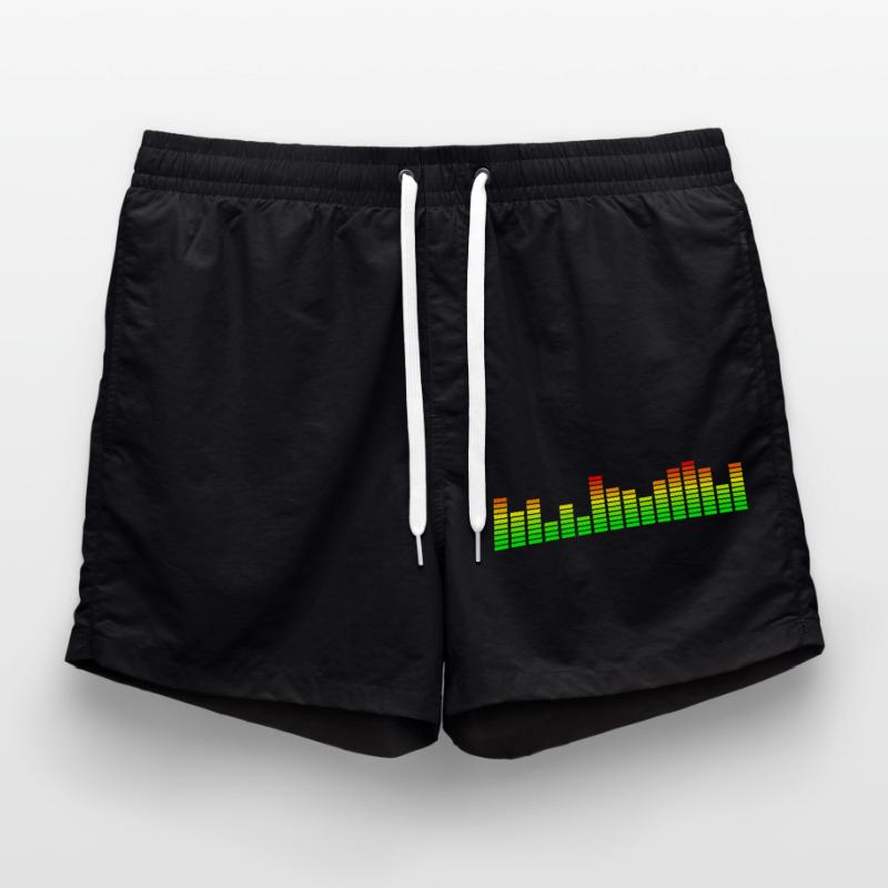 Musik Equalizer & visualizer Badeshorts