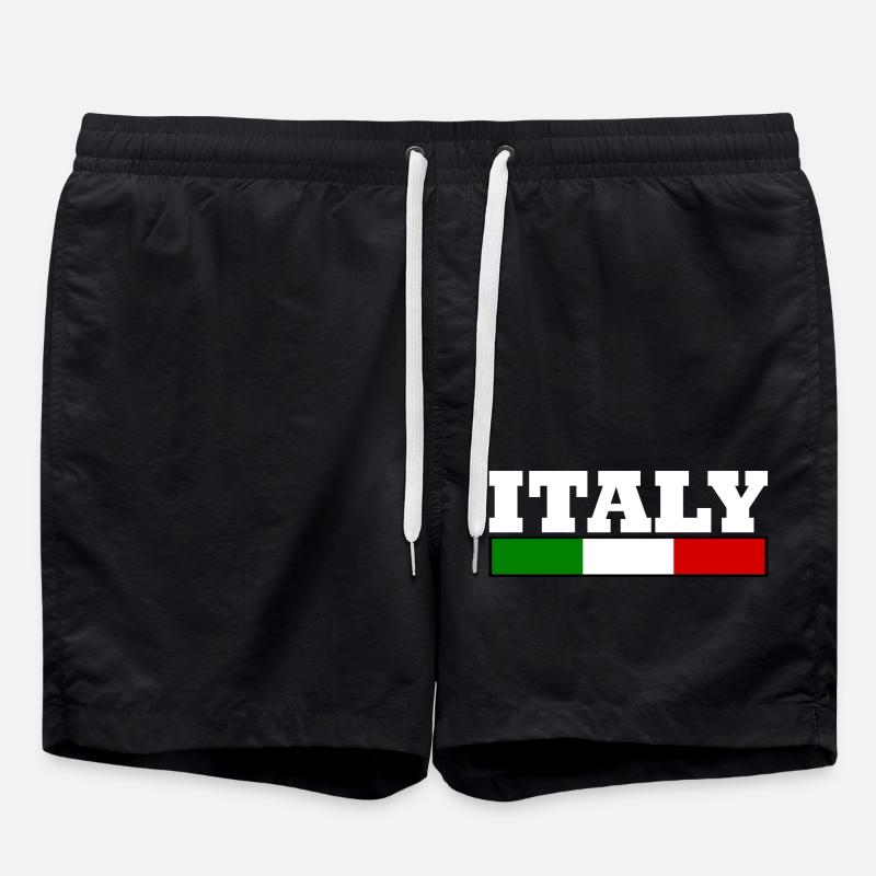 Italie drapeau - Short de bain - noir