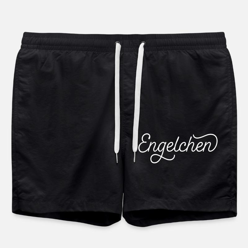 Engelchen2 - Badeshorts - Schwarz