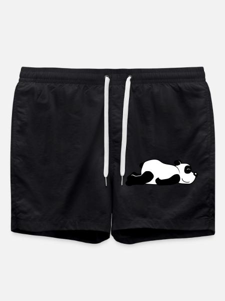 Panda Baer Suess - Swim Trunks - black