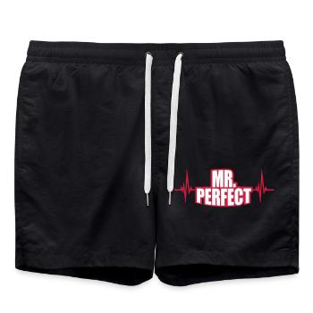 EKG Mr Perfect - Badeshorts - Schwarz - Vorne - AI Model Male 185 light (185cm)