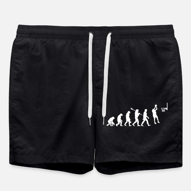 Entwicklung von Basketball - Badeshorts - Schwarz