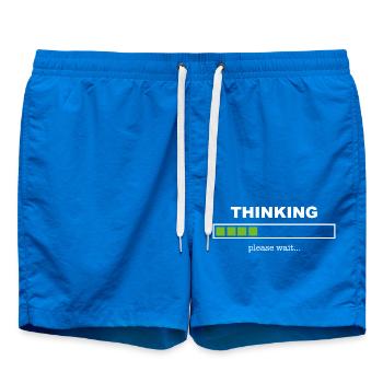 Nachdenken (Lustige Bilder) - Badeshorts - Cobalt blue - Vorne