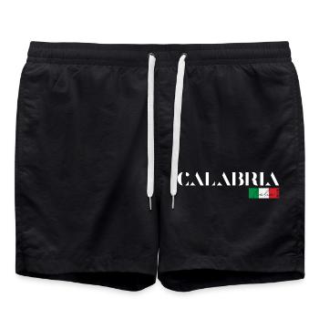 CALABRIA KALABRIEN ITALIA ITALY (w) - Swim Trunks - black - Front - AI Model Male 185 light (185cm)