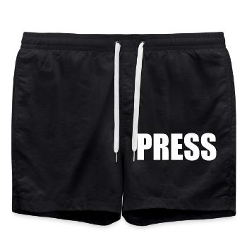 Press - Swim Trunks - black - Front - AI Model Male 185 light (185cm)