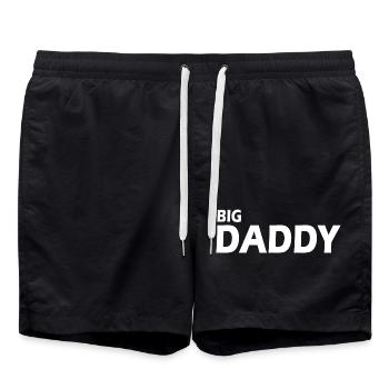 BIG DADDY - Short de bain - noir - Devant - AI Model Male 185 light (185cm)