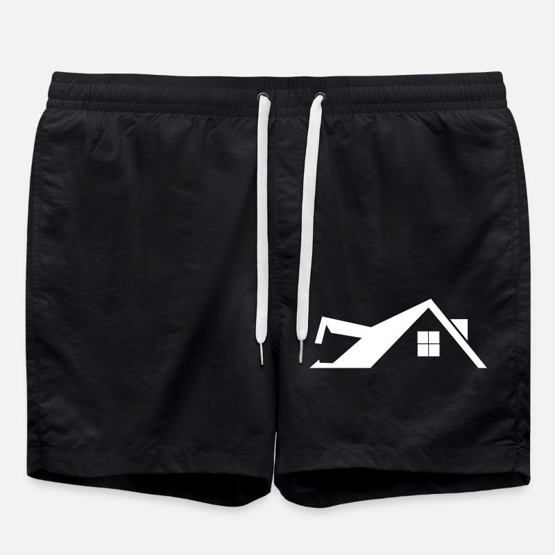 Toit - Short de bain - noir