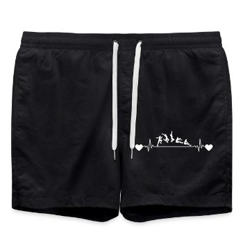 Long Jump ECG Long Jump Triple Jump Instructor - Swim Trunks - black - Front - AI Model Male 185 light (185cm)