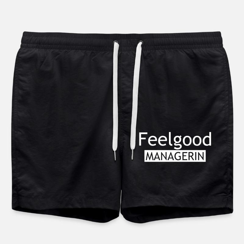 Feelgood Managerin Tshirt - Badeshorts - Schwarz