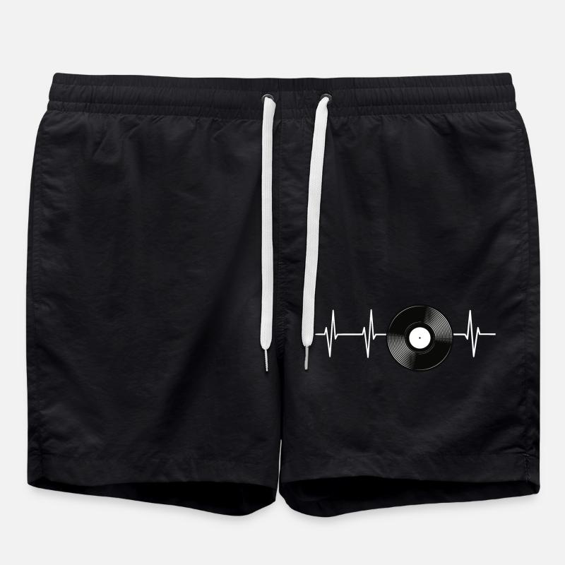 Platte LP Pulsschlag - Badeshorts - Schwarz