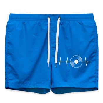 ECG à impulsion cardiaque en vinyle - Short de bain - cobalt blue - Devant