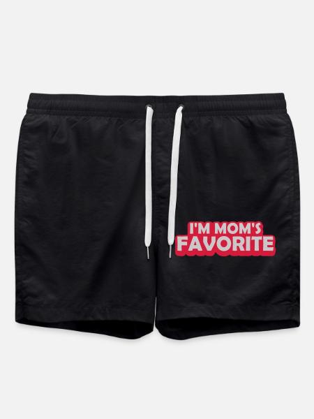 I m mom s - Swim Trunks - black