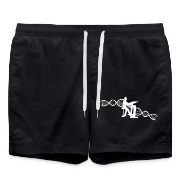 Draughtsman Saying Construction Manager Architect Architecture - Swim Trunks - black - Front - AI Model Male 185 light (185cm)