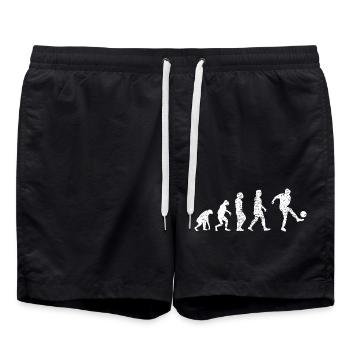 Football coach Football Footballer Football player - Swim Trunks - black - Front - AI Model Male 185 light (185cm)