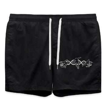 Skateboard Longboard Skater Sakten Skateboarding - Short de bain - noir - Devant - AI Model Male 185 light (185cm)