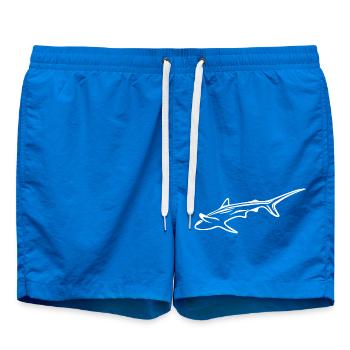Elegant shark in drift current - Swim Trunks - cobalt blue - Front