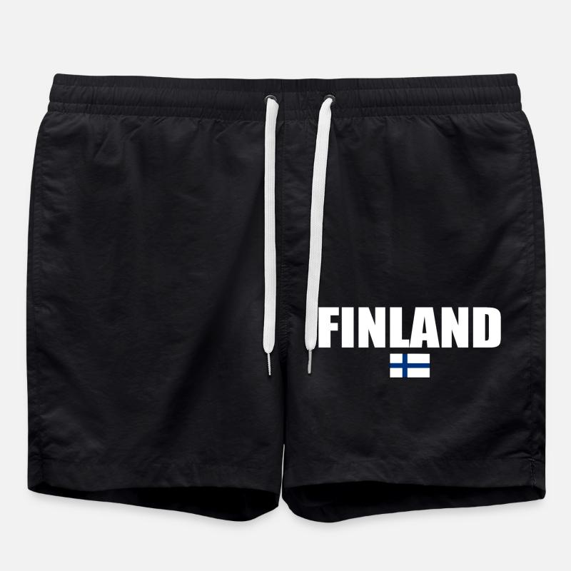 Finland - Swim Trunks - black