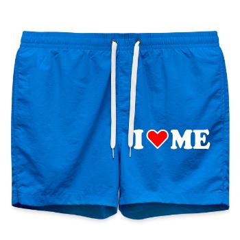 I love me - Swim Trunks - cobalt blue - Front