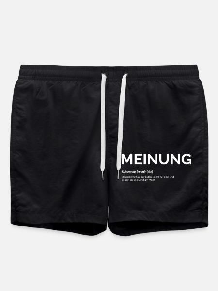 Meinung - Badeshorts - Schwarz