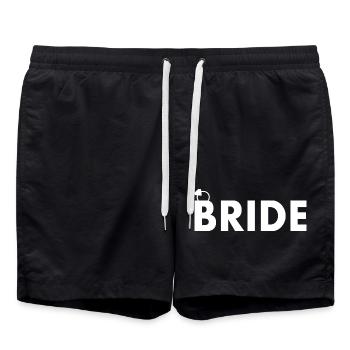 Bride - Swim Trunks - black - Front - AI Model Male 185 light (185cm)