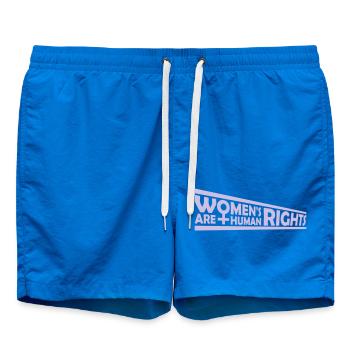 womens rights Feminist Zitat - Badeshorts - Cobalt blue - Vorne