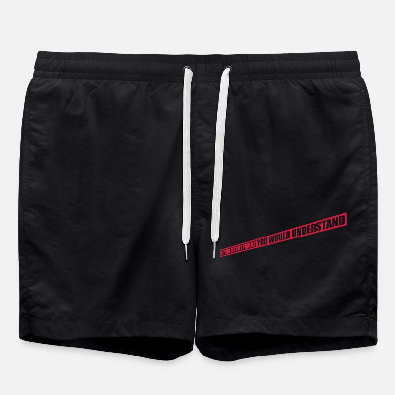 you would understand quote - Swim Trunks - black