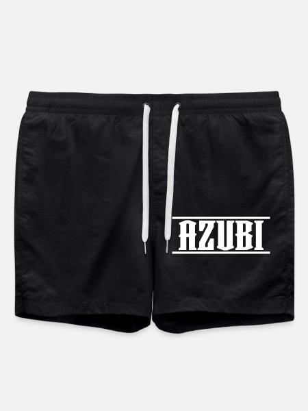 AZUBI Black Tshirt - Badeshorts - Schwarz