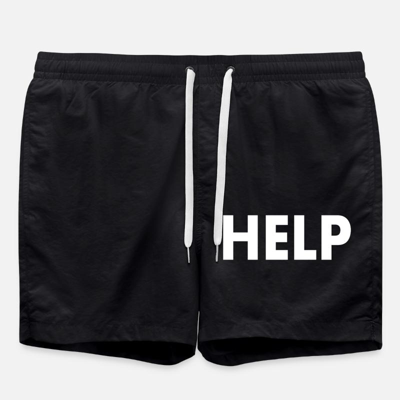 Help - Swim Trunks - black