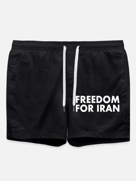 Freedom for iran - Swim Trunks - black