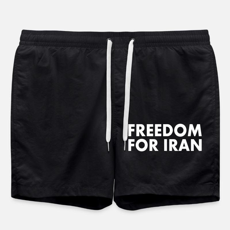Freedom for iran - Swim Trunks - black