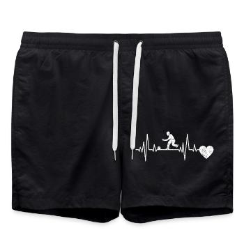 Bowling Bowling Bowling Bowler Cadeau Bowling Bowling Ball - Short de bain - noir - Devant - AI Model Male 185 light (185cm)
