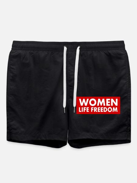 Women life freedom - Badeshorts - Schwarz