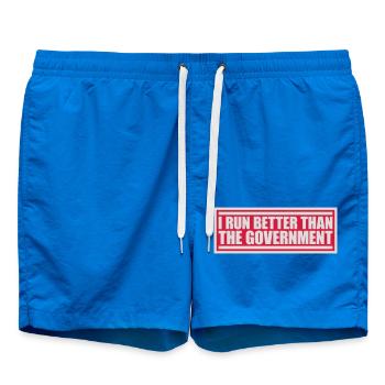 mieux fonctionner que le gouvernement - Short de bain - cobalt blue - Devant