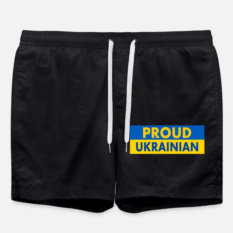 Proud ukrainian - Short de bain - noir