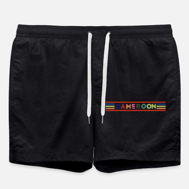 Kamerun - Badeshorts - Schwarz
