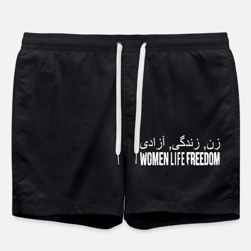 Women life freedom iran - Short de bain - noir