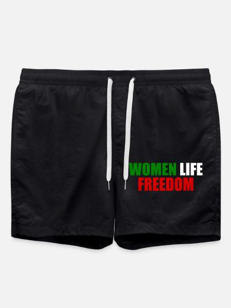 Women life freedom - Badeshorts - Schwarz