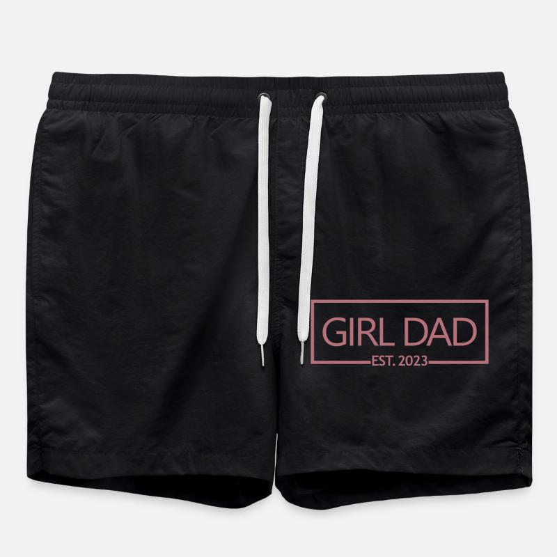 2023 Baby Shower Grossesse Révéler - Short de bain - noir