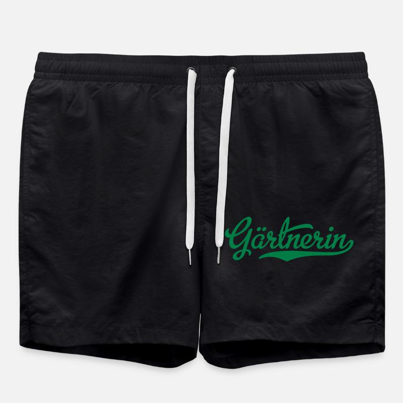 Gärtnerin - Badeshorts - Schwarz