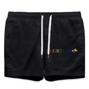 LGBTQIA+ - Short de bain - noir - Devant - AI Model Male 185 light (185cm)