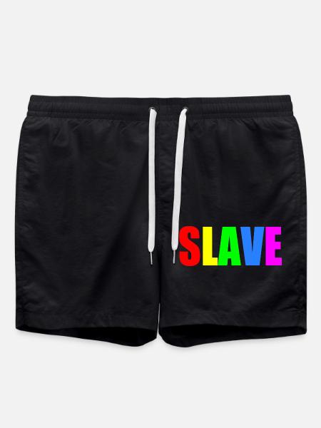 Slave - Swim Trunks - black
