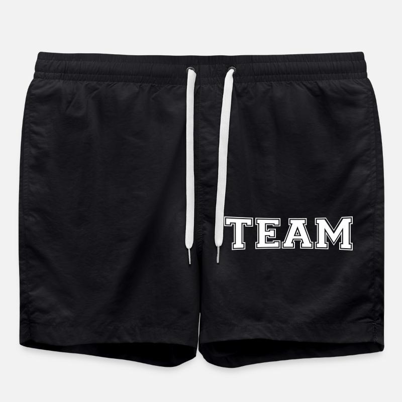 Team - Badeshorts - Schwarz