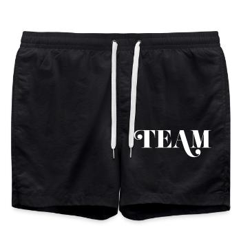 Thé - Short de bain - noir - Devant - AI Model Male 185 light (185cm)