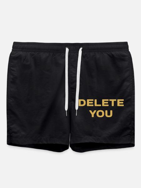 DELETE funny - Swim Trunks - black
